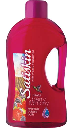 Satiskin Blissful Berry Fantasy Luxurious Bubble Bath 2L